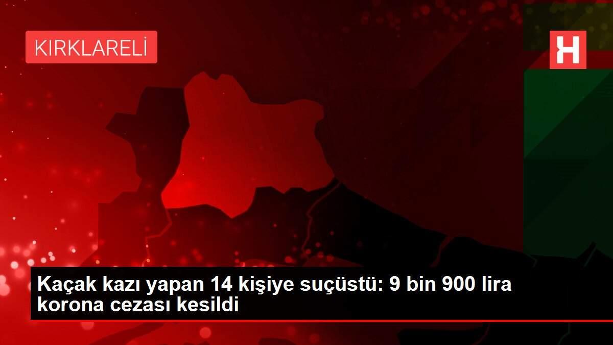Kaçak kazı yapan 14 kişiye suçüstü: 9 bin 900 lira korona cezası kesildi
