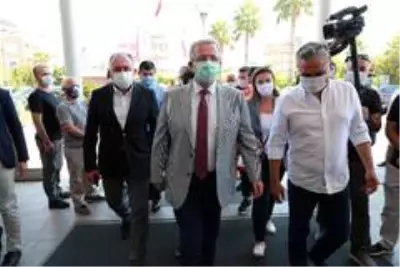 (ANTALYA)Mansur Yavaş'tan Başkan Böcek'e ziyaret (ANTALYA)Mansur Yavaş'tan Başkan Böcek'e ziyaret