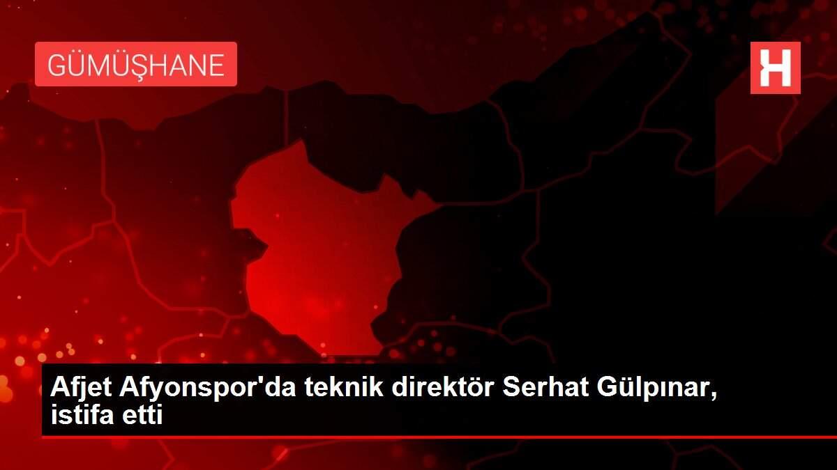 Afjet Afyonspor'da teknik direktör Serhat Gülpınar, istifa etti Afjet Afyonspor'da teknik direktör Serhat Gülpınar, istifa etti