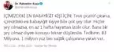 Bakan Koca'dan 'babayiğit'lere koronavirüs mesajı Bakan Koca'dan 'babayiğit'lere koronavirüs mesajı