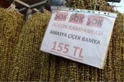 Kilosu 20 liraya satılan bamyanın fiyatı kurutulunca 220 liraya çıkıyor Kilosu 20 liraya satılan bamyanın fiyatı kurutulunca 220 liraya çıkıyor