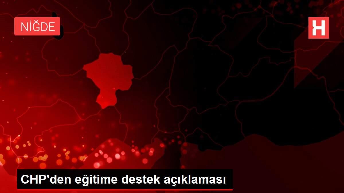 Son dakika gündem: CHP'den eğitime destek açıklaması Son dakika gündem: CHP'den eğitime destek açıklaması