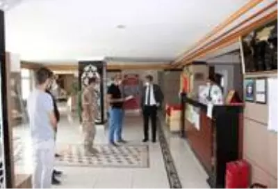 Darende'de Covid-19 denetimleri Darende'de Covid-19 denetimleri