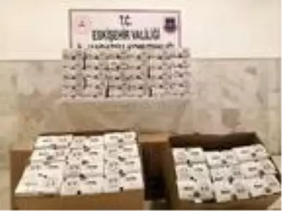 Eskişehir'de 19 bin 850 adet kaçak maske ele geçirildi Eskişehir'de 19 bin 850 adet kaçak maske ele geçirildi