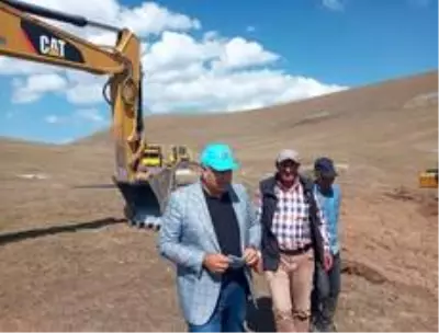 Hayvanlar için Yaylalara Gölet yaptılar Hayvanlar için Yaylalara Gölet yaptılar