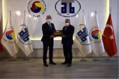 İl Emniyet Müdürü Ekici, ATB'yi ziyaret etti İl Emniyet Müdürü Ekici, ATB'yi ziyaret etti