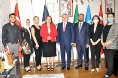 Moldova Büyukelçisi Croitor, ULUSKON'u ziyaret etti Moldova Büyukelçisi Croitor, ULUSKON'u ziyaret etti