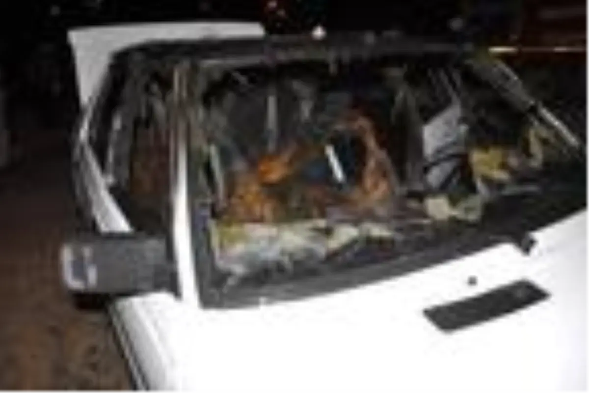 Park halindeki otomobil yanarak, kullanılamaz hale geldi