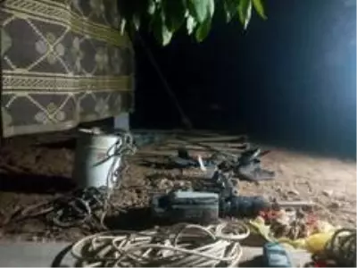 Son dakika haberleri: Perde ile kapattıkları bağ evinde kaçak kazı yaparken yakalandılar Son dakika haberleri: Perde ile kapattıkları bağ evinde kaçak kazı yaparken yakalandılar