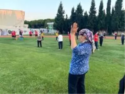 Salihli'de 'Yaşamına Hareket Kat' etkinliği Salihli'de 'Yaşamına Hareket Kat' etkinliği