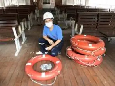Şehir Hatlarında 5 kadın gemici iş başı yaptı Şehir Hatlarında 5 kadın gemici iş başı yaptı