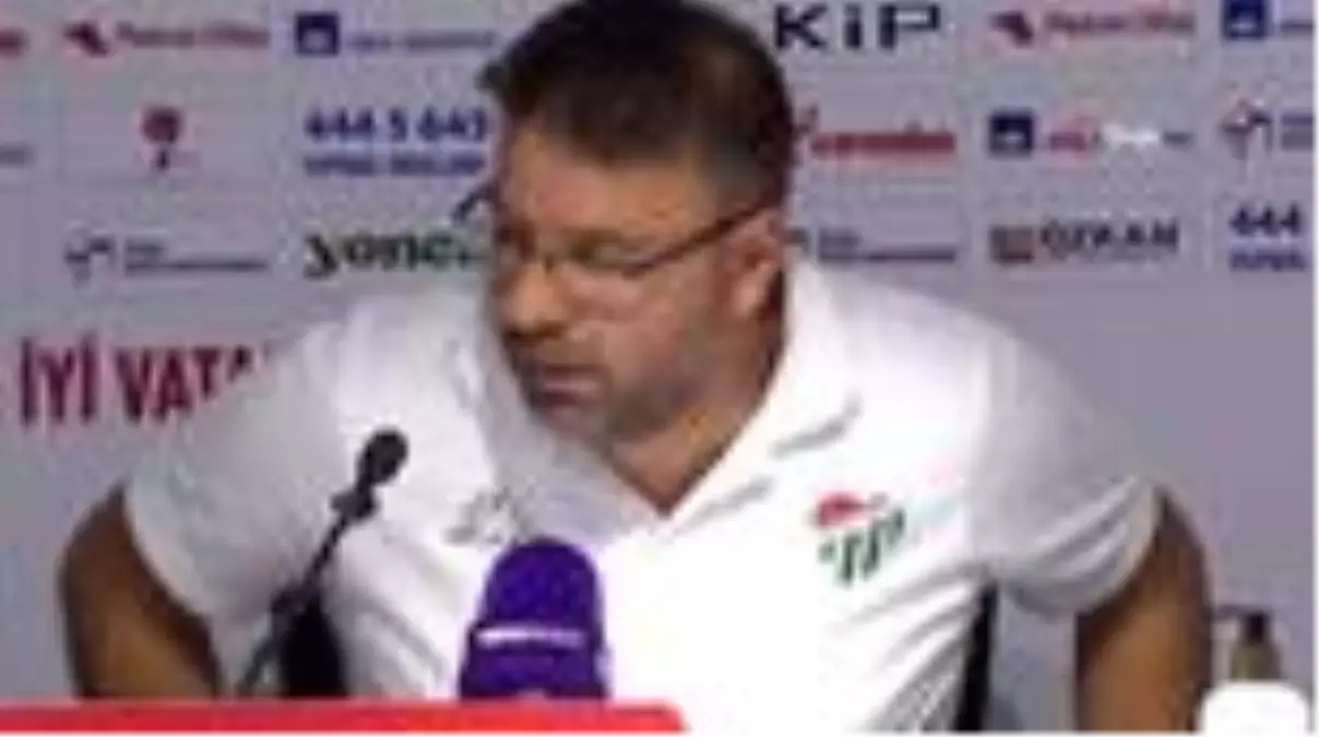 Altınordu - Bursaspor maçının ardından