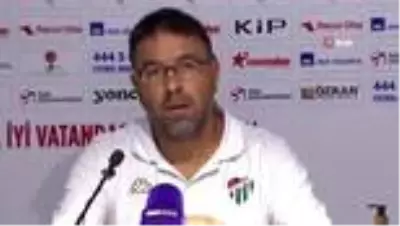 Altınordu - Bursaspor maçının ardından Altınordu - Bursaspor maçının ardından
