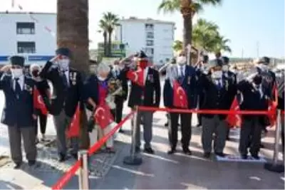 Ayvalık'ta gazilerin '19 Eylül' gururu Ayvalık'ta gazilerin '19 Eylül' gururu