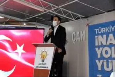 Çan AK Parti Kongresi'nde Ömer Şahin güven tazeledi Çan AK Parti Kongresi'nde Ömer Şahin güven tazeledi