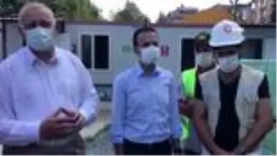 İnşaatta yaptıkları defile ile gündeme gelen inşaat işçilerine Kaymakam ve belediye başkanından...