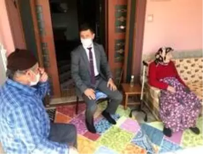 Kaymakam Onay şehit ailelerini ziyaret etti Kaymakam Onay şehit ailelerini ziyaret etti