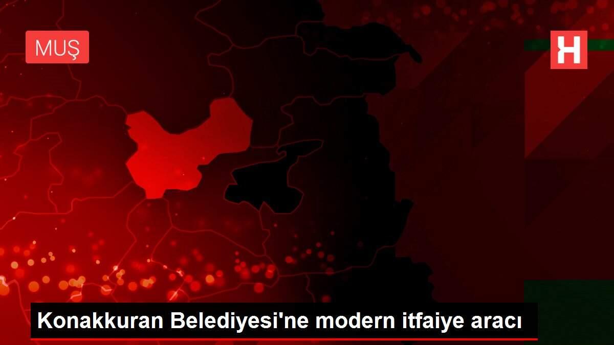 Konakkuran Belediyesi'ne modern itfaiye aracı Konakkuran Belediyesi'ne modern itfaiye aracı