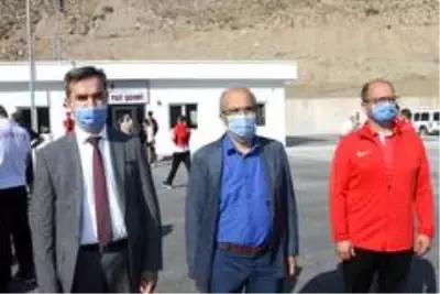 Milli takımlardan yerin 150 metre altında antrenman Milli takımlardan yerin 150 metre altında antrenman