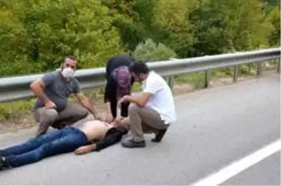 Orman yangınına müdahale ederken baygınlık geçirdi Orman yangınına müdahale ederken baygınlık geçirdi