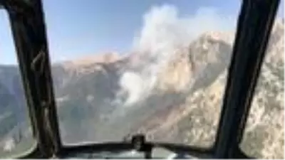 Pozantı'daki yangının kaderini 2 bin 300 metre tırmanan personel değiştirdi Pozantı'daki yangının kaderini 2 bin 300 metre tırmanan personel değiştirdi