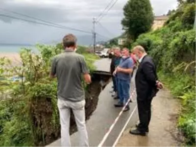 Rize'de şiddetli yağmur heyelanlara neden oldu Rize'de şiddetli yağmur heyelanlara neden oldu
