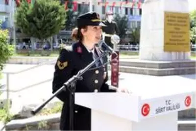 Siirt'te 19 Eylül Gaziler Günü törenle kutlandı Siirt'te 19 Eylül Gaziler Günü törenle kutlandı