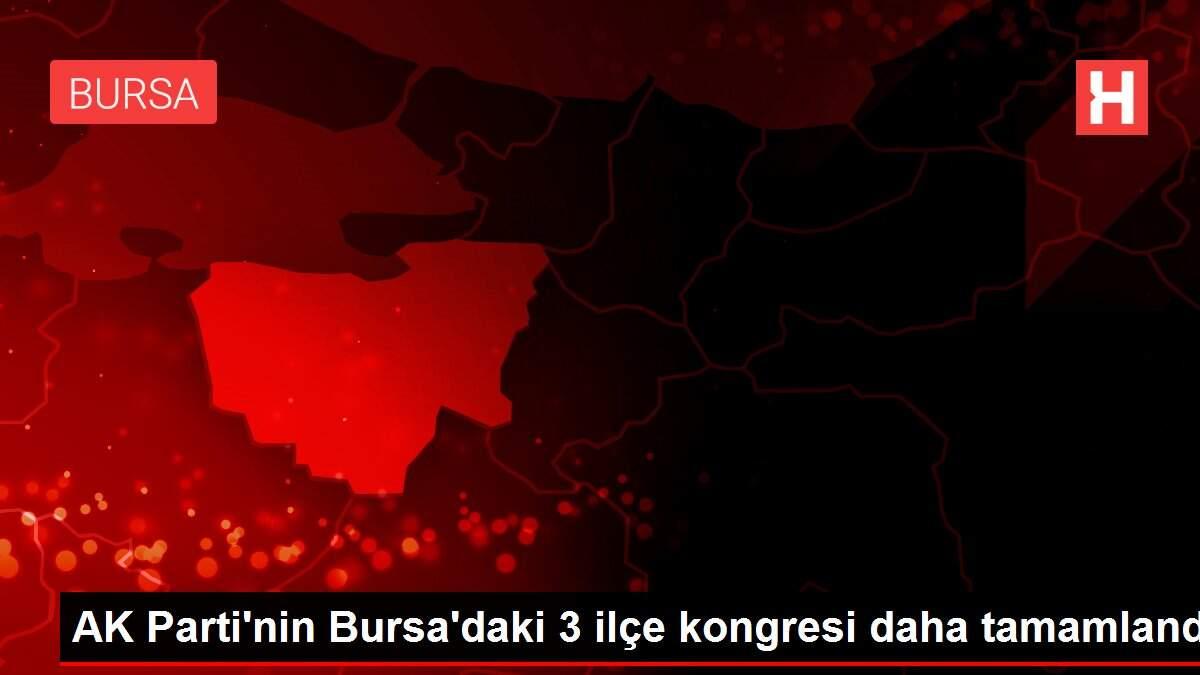 Son dakika haberi | AK Parti'nin Bursa'daki 3 ilçe kongresi daha tamamlandı Son dakika haberi | AK Parti'nin Bursa'daki 3 ilçe kongresi daha tamamlandı