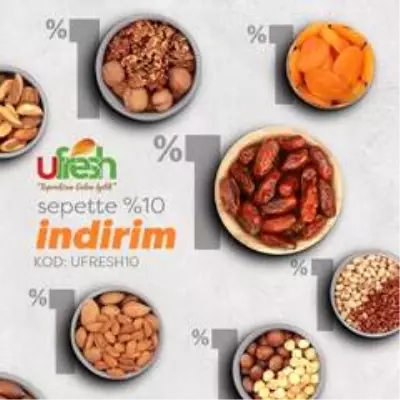 Ufresh, virüs düşmanı kuruyemişlerde indirim kampanyası başlattı Ufresh, virüs düşmanı kuruyemişlerde indirim kampanyası başlattı