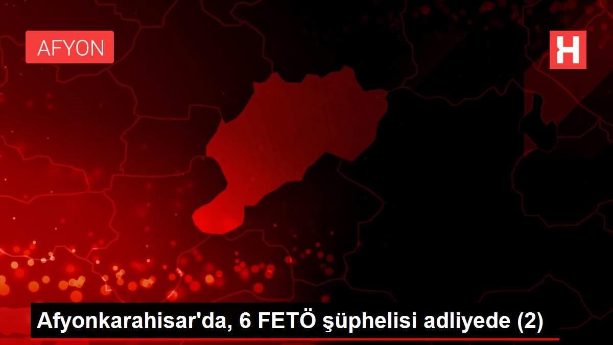 Afyonkarahisar'da, 6 FETÖ şüphelisi adliyede (2) Afyonkarahisar'da, 6 FETÖ şüphelisi adliyede (2)