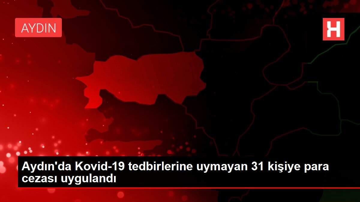 Son dakika haberleri: Aydın'da Kovid-19 tedbirlerine uymayan 31 kişiye para cezası uygulandı Son dakika haberleri: Aydın'da Kovid-19 tedbirlerine uymayan 31 kişiye para cezası uygulandı