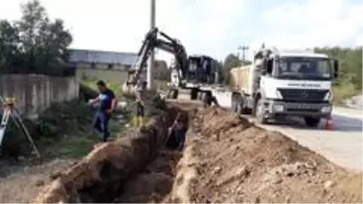 Düzce Belediyesi alt yapı çalışmalarını sürdürüyor Düzce Belediyesi alt yapı çalışmalarını sürdürüyor