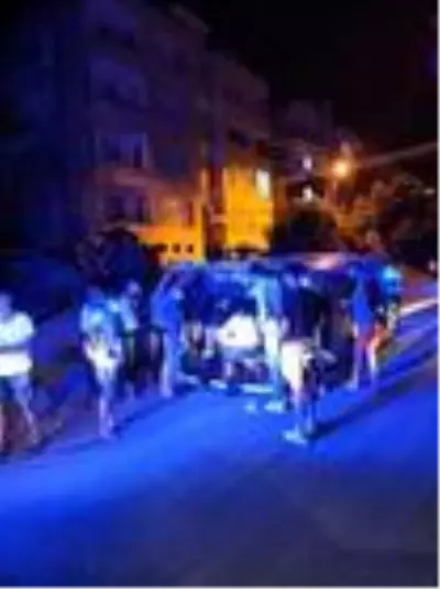 İskenderun'da hasta almaya giden ambulans devrildi İskenderun'da hasta almaya giden ambulans devrildi