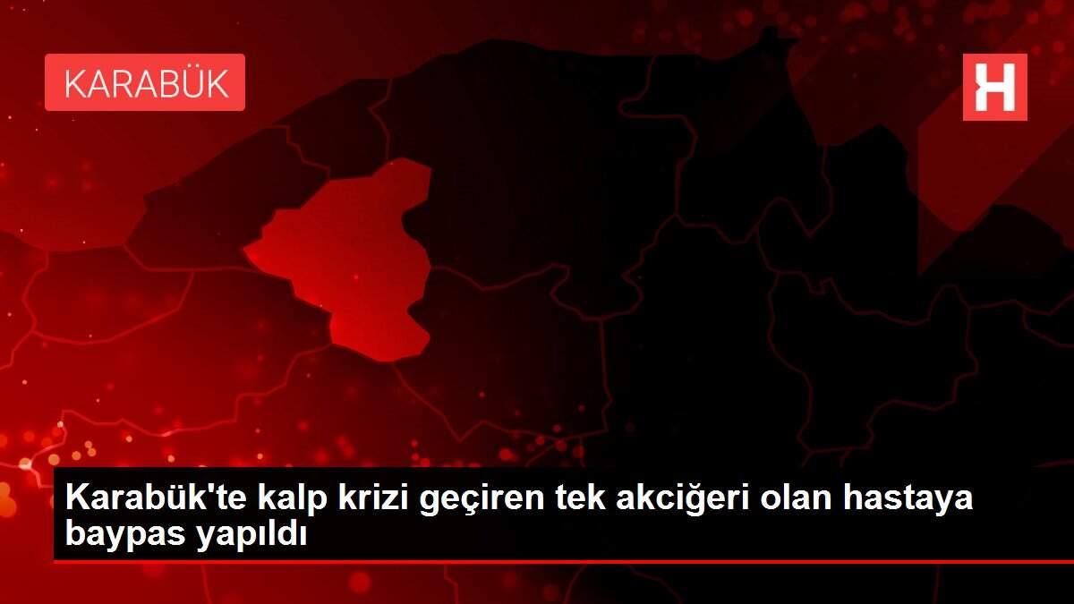 Karabük'te kalp krizi geçiren tek akciğeri olan hastaya baypas yapıldı Karabük'te kalp krizi geçiren tek akciğeri olan hastaya baypas yapıldı