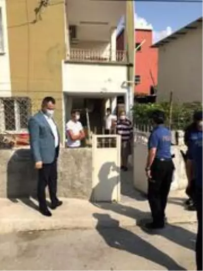 Kaymakam Otcu, evde izole olanları denetledi Kaymakam Otcu, evde izole olanları denetledi