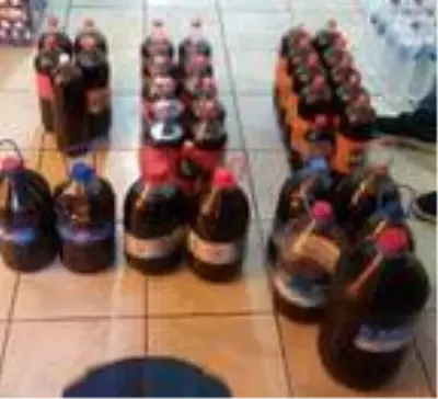 Nevşehir'de 192 litre kaçak şarap ele geçirildi Nevşehir'de 192 litre kaçak şarap ele geçirildi