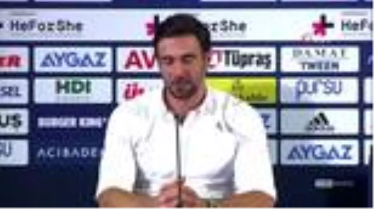 Ömer Erdoğan: 'Oyuncu grubum adam gibi sahada mücadele etti'