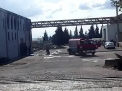 Tekirdağ'da tekstil fabrikasında patlama Tekirdağ'da tekstil fabrikasında patlama