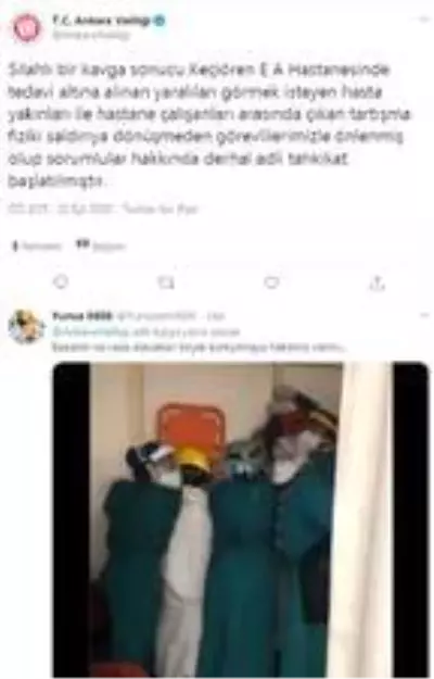 Sağlık çalışanlarına saldırı girişiminde bulunanlar hakkında Sağlık çalışanlarına saldırı girişiminde bulunanlar hakkında