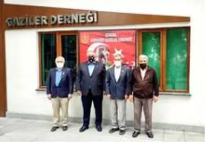 Başkan Gür'den gazilere ziyaret Başkan Gür'den gazilere ziyaret