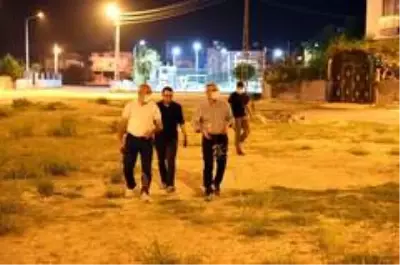 Bozdoğan'dan gece mesaisi Bozdoğan'dan gece mesaisi