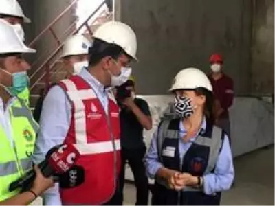 Ekrem İmamoğlu Dudullu-Bostancı metro hattında incelemelerde bulundu Ekrem İmamoğlu Dudullu-Bostancı metro hattında incelemelerde bulundu