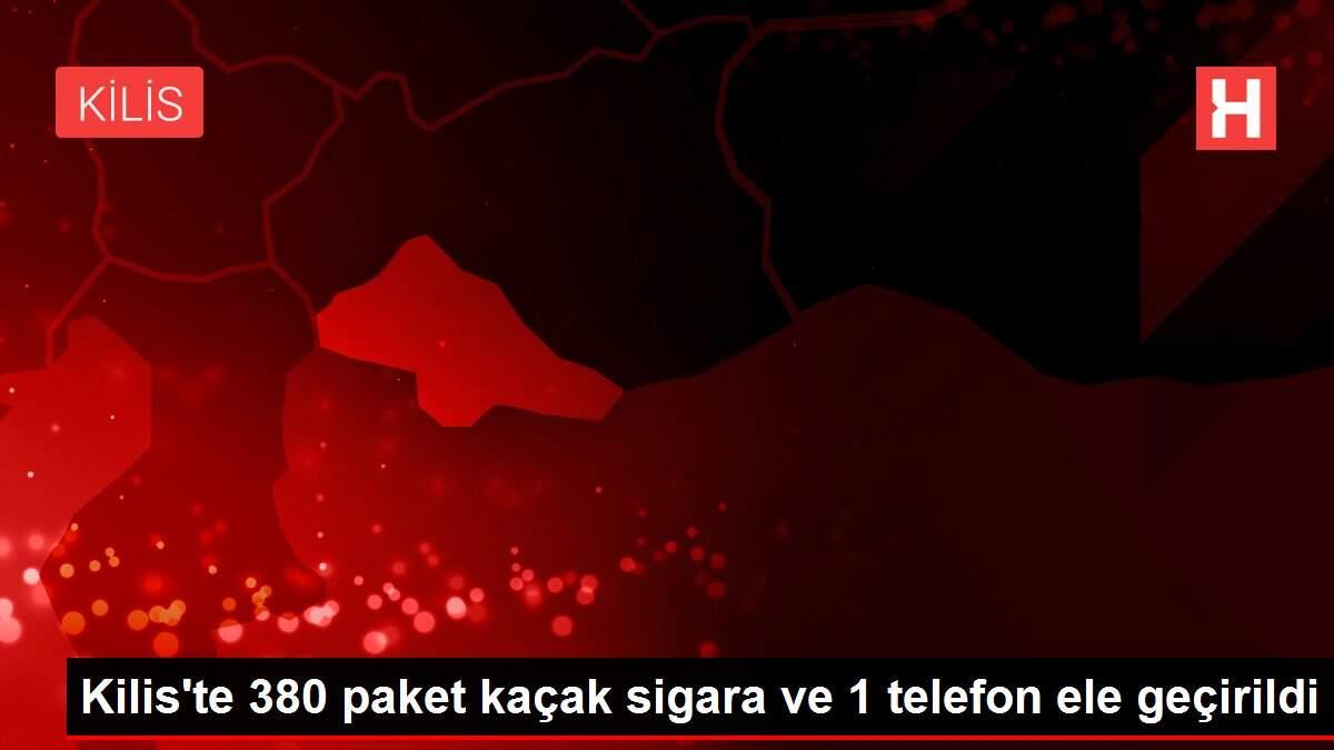 Kilis'te 380 paket kaçak sigara ve 1 telefon ele geçirildi Kilis'te 380 paket kaçak sigara ve 1 telefon ele geçirildi