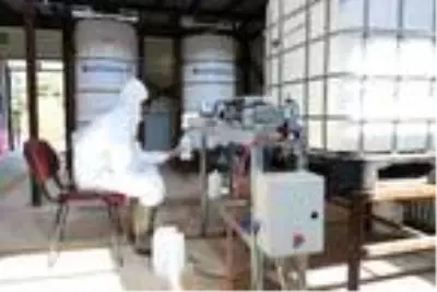 Lise öğrencileri 257 ton dezenfektan üretti Lise öğrencileri 257 ton dezenfektan üretti
