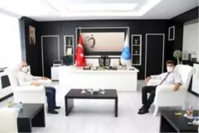Rektör Karacoşkun İl Müdürü Bahattin Yetim ile bir araya geldi Rektör Karacoşkun İl Müdürü Bahattin Yetim ile bir araya geldi
