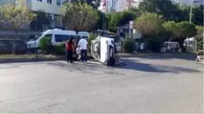 Sahil yolunda kaza: 1 yaralı Sahil yolunda kaza: 1 yaralı