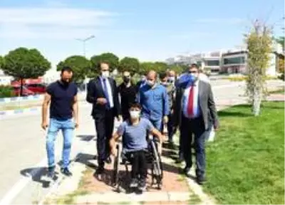Van YYÜ'de 'engelsiz üniversite' çalışması Van YYÜ'de 'engelsiz üniversite' çalışması