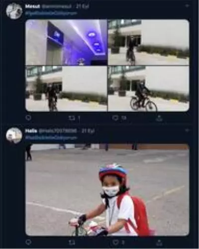 Başkentliler sıfır emisyon için pedal çevirdi Başkentliler sıfır emisyon için pedal çevirdi