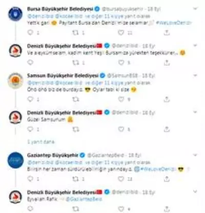 Denizli Büyükşehir Belediyesine kanka desteği Denizli Büyükşehir Belediyesine kanka desteği