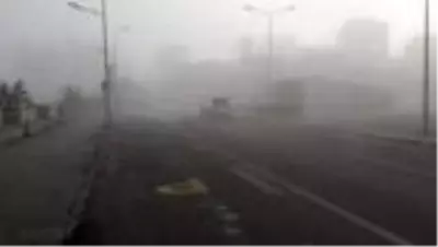Havanın soğuduğu Ardahan'da yoğun pus oluştu Havanın soğuduğu Ardahan'da yoğun pus oluştu